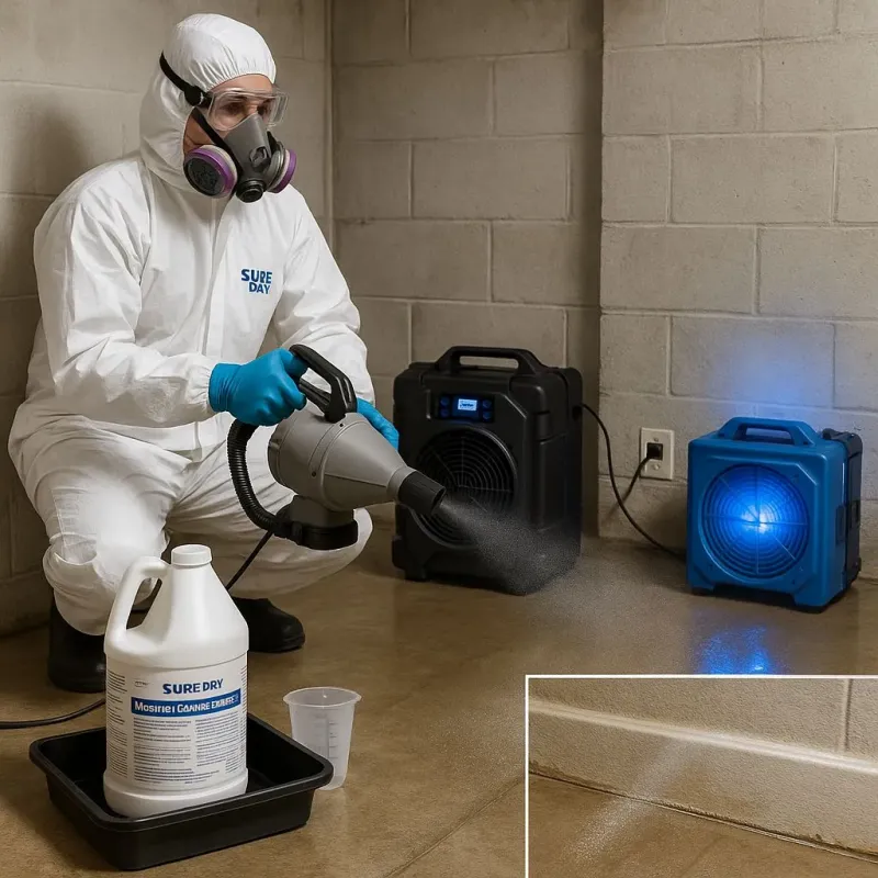 Sanitization and Odor Removal process in Bluffton, OH