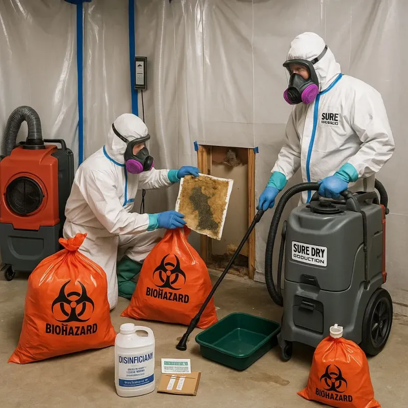 Contaminated Water Handling Protocols process in Bluffton, OH